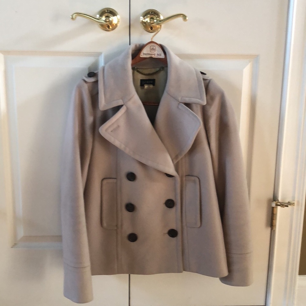 J Crew Wool Harbour Peacoat with Thinsulate Size 2